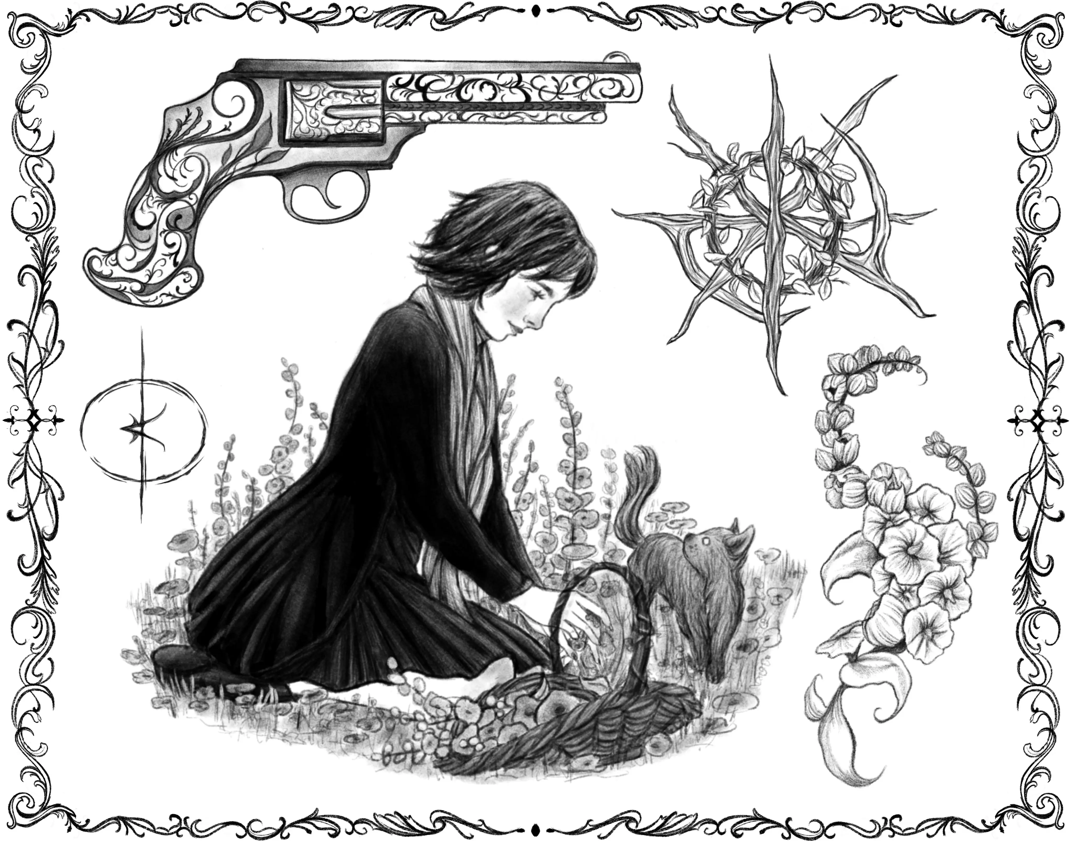 Tattoo flash: Mournings Edge