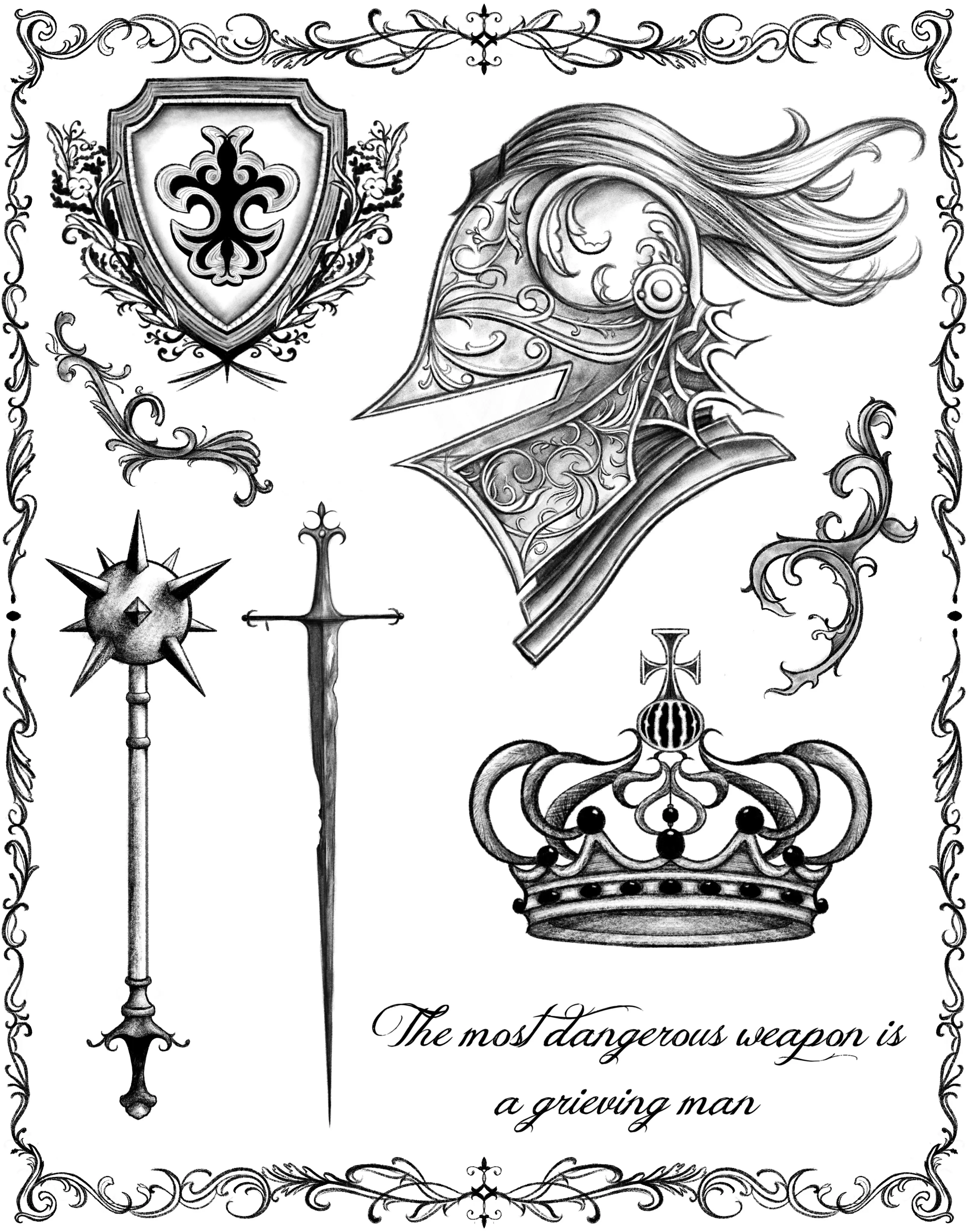 Tattoo flash: The Rogue